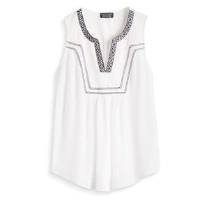 Papermoon Sessilee Split Neck Top Size Medium